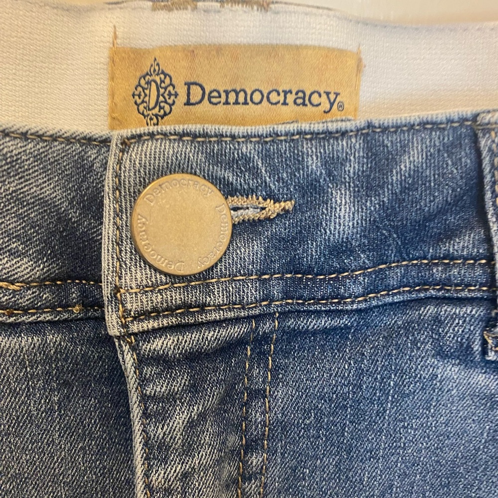 Democracy Light Blue Women's Skinny Jeans - Picture 2 of 7